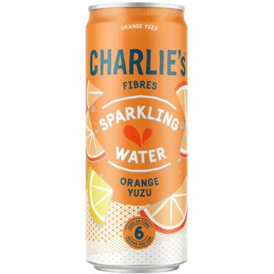 Charlie's Fibres sycená pitná voda s příchutí pomeranče a Yuzu s vlákninou 330 ml – Hledejceny.cz