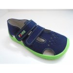 Fare Bare A5262201 sandály textilní modrozelene – Zboží Dáma