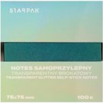 Poznámkový samolepící bloček 75x75/100k Transparentní Ombre Dark C5 Starpak – Hledejceny.cz