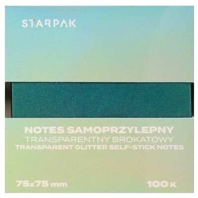 Poznámkový samolepící bloček 75x75/100k Transparentní Ombre Dark C5 Starpak – Hledejceny.cz