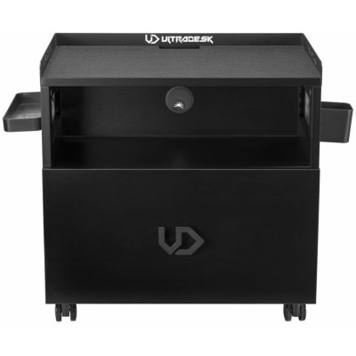 Ultradesk CRATE na zem černý MDF ULTRADESK univerzální skříňka – Zboží Mobilmania