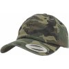 Kšíltovka Yupoong Low Profile Camo Washed Cap camo zelená