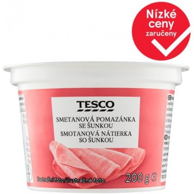 Tesco Smetanová Pomazánka se šunkou 200 g – Zboží Dáma