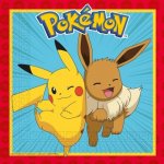 Procos Ubrousky papírové EKO Pokemon 33x33cm 20ks – Zboží Mobilmania