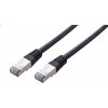 síťový kabel C-Tech CB-PP5F-2BK patch, Cat5e, FTP, 2m, černý