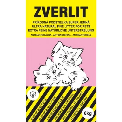 Zverlit Podestýlka kočka superjemná fialová bez vůně 6 kg – Zboží Dáma