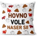 Impar Polštář Hovno vole 40x40 – Zboží Dáma