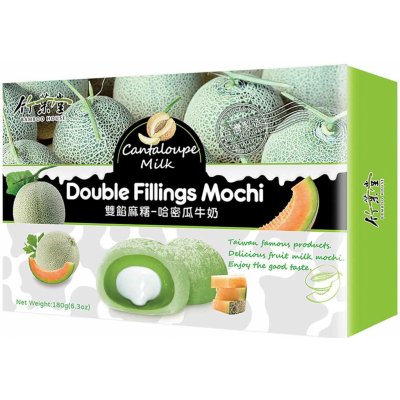 Bamboo House Mochi dvojitá náplň cantaloupe 180 g – Zboží Mobilmania