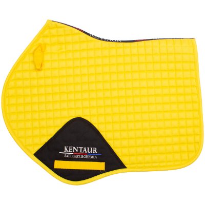 KENTAUR Podsedlová dečka anatomická skoková žlutá – Hledejceny.cz