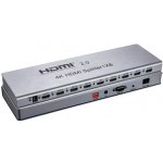 PremiumCord HDMI 2.0 splitter 1-8 porty, 4K x 2K/60Hz, FULL HD, 3D, černý KHSPLIT8F – Hledejceny.cz