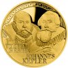 Česká mincovna Zlatá dvouuncová mince Tycho Brahe a Johannes Kepler 62,2 g