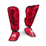 PHANTOM Chrániče holení muay thai - červené – Zboží Dáma