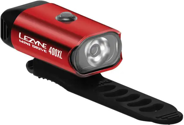 Lezyne Mini Drive 400 přední světlo red/hi gloss