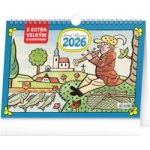 Stolní Josef Lada s extra velkým kalendáriem 2026 – Zboží Dáma