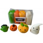 Dortisimo SweetArt potahovací a modelovací hmoty vanilkové Halloween 1 4x100 g – Zboží Dáma