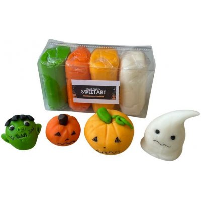 Dortisimo SweetArt potahovací a modelovací hmoty vanilkové Halloween 1 4x100 g – Zboží Dáma