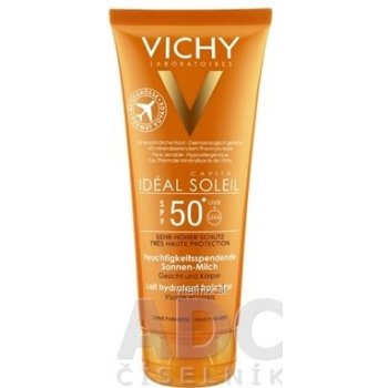 Vichy Idéal Soleil Capital ochranné mléko na tělo a obličej Water Resistant Fragrance Free Paraben Fre Hypoallergenic SPF50+ 100 ml