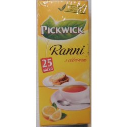 Pickwick černý Ranní s citronem 25 x 1,75 g