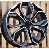 Alu kolo, lité kolo Racing Line B5296 7x17 4x100 ET44 black polished