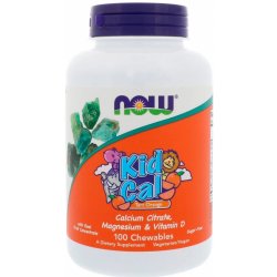 Now Foods Kid Calcium Chewable Tart Orange 60 žvýkacích tablet