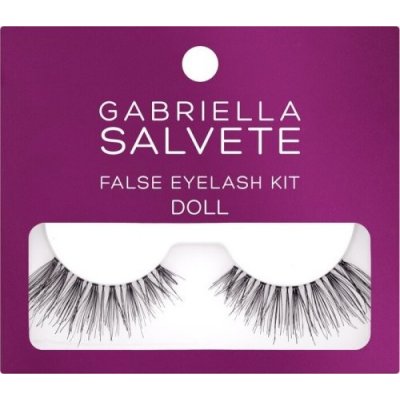 Gabriella Salvete False Eyelashes Doll sada 1 pár + lepidlo na řasy 1 g