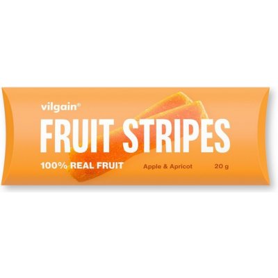 Vilgain Fruit Stripes Jablko & meruňka 20 g – Zboží Dáma