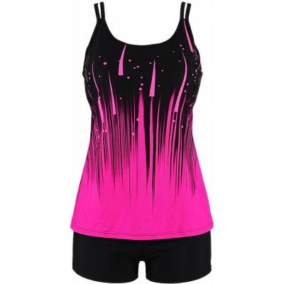 Darni Vanda dámské tankini s boxerkami P500 zářivě růžová – Hledejceny.cz