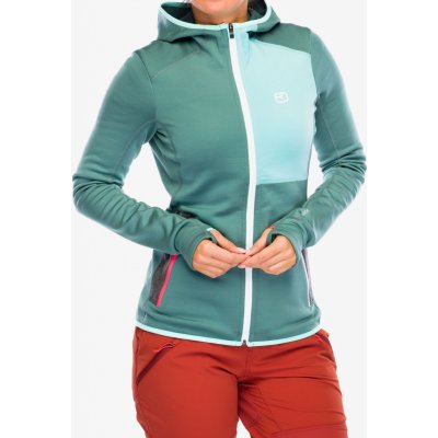 Ortovox Fleece Hoody Women's Arctic Grey – Zboží Mobilmania