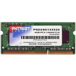 Patriot SODIMM DDR3 4GB 1333MHz CL9 PSD34G13332S – Zbozi.Blesk.cz