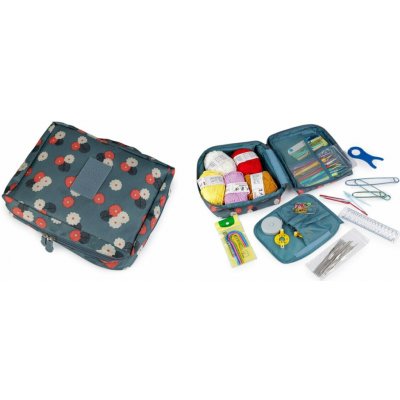 Sadu háčků a pomůcek na háčkování v pouzdře – Hledejceny.cz