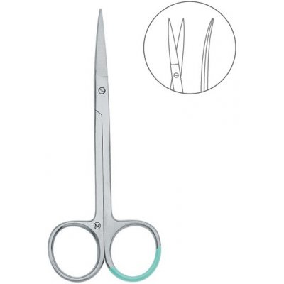 Hartmann-Rico Chirurg. nůžky Iris hrotnaté zahnuté 11,5cm – Hledejceny.cz