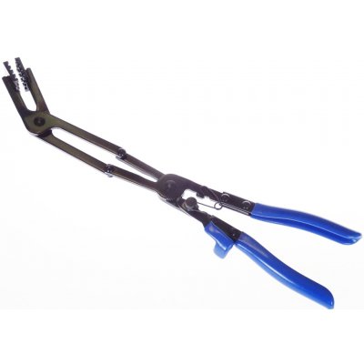 Quatros QS24114 Kleště na hadicové spony zahnuté, extra dlouhé 430 mm s dvojitým kloubem QS24114 – Sleviste.cz