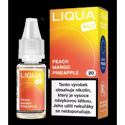 Liqua Salt Peach Mango Pineapple 10 ml 20 mg – Zboží Mobilmania