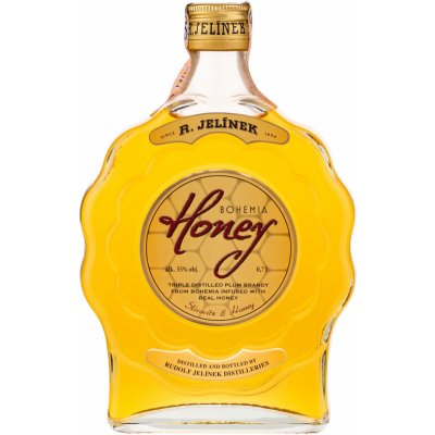 Rudolf Jelínek Slivovice Bohemia Honey 35% 0,7 l (holá láhev)