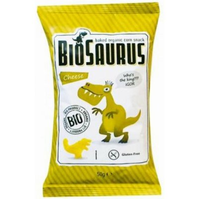 Biosaurus Kukuřičné křupky se sýrem 50 g – Zboží Mobilmania