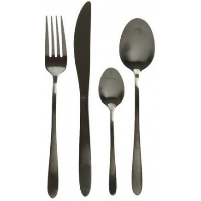 Kaeming SET 16 ks příborů nerezové černé Kaemingk – Sleviste.cz