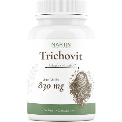 Nartis Trichovit rybí kolagen + vitamin C 60 kapslí – Hledejceny.cz