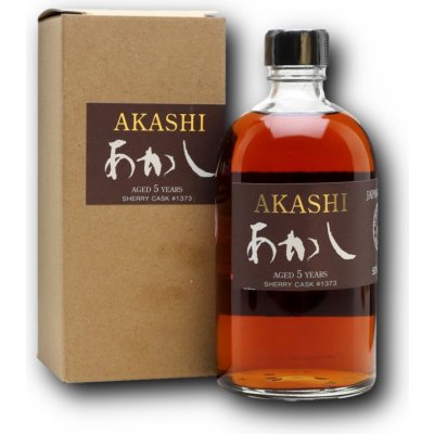 Akashi Sherry Cask 5y 50% 0,5 l (karton) – Hledejceny.cz