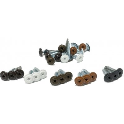 Barevné pozinkované vruty 4,2 x 25 mm – Hledejceny.cz