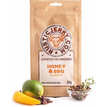 Rustic Jerky Sušené hovězí maso Honey a BBQ 50 g