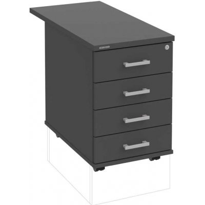 Hobis K 34 C N 80 4 zásuvky napříč 80 cm antracit – Hledejceny.cz