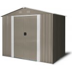 Riwall PRO RMSA 6x8 2,4 x 1,7 m se sedlovou střechou hnědý – Zboží Dáma