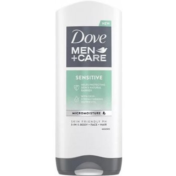 Dove Men+Care Sensitive 3-v-1 sprchový gel 250 ml