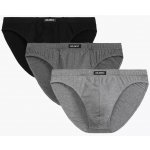 Atlantic 3BMP-006 bílé pánské slipy 3 ks – Sleviste.cz