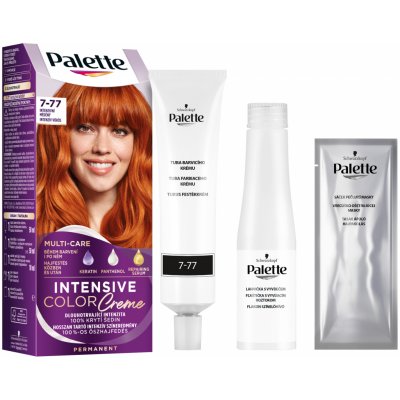 Palette Intensive Color Creme barva na vlasy intenzivní měděný 7-77 – Hledejceny.cz