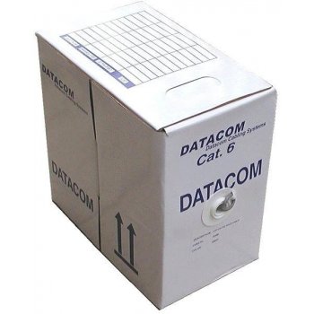 Datacom 1208 FTP drát CAT6 LSOH, 305m, šedý