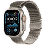 Apple Watch 49mm milánský tah z přírodního titanu - S MXKC3ZM/A – Zboží Živě