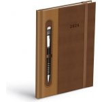 MFP T805 A5 Týdenní 2026 dark brown/beige – Zboží Dáma