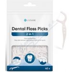 LIVSANE Dentální párátka s nití 2v1 40 ks – Hledejceny.cz