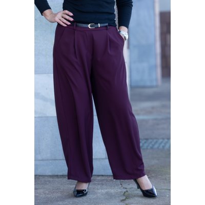 LUX LUNA Elegantní kalhoty RAUL Černá – Zboží Dáma